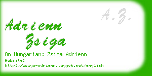 adrienn zsiga business card